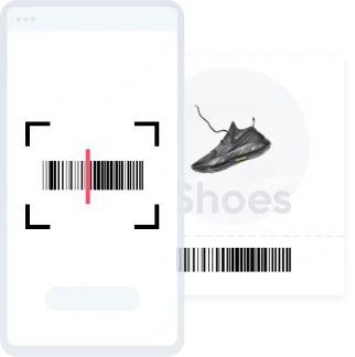 Scan products’ barcode with your device’s camera