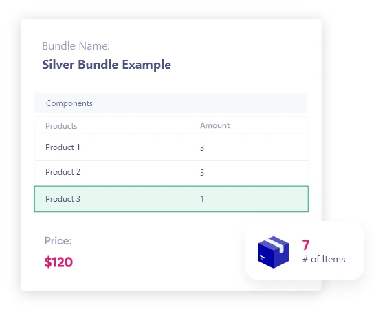 Create Bundle products